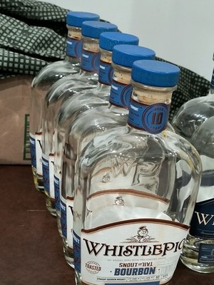 WhistlePig 10 Year Tall and Stout Rye Whiskey Empty Bottle Whistle Pig, 750 ml