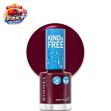 Rimmel London Kind & Free Nail Polish 8ml 157 Berry Opulence Vegan New