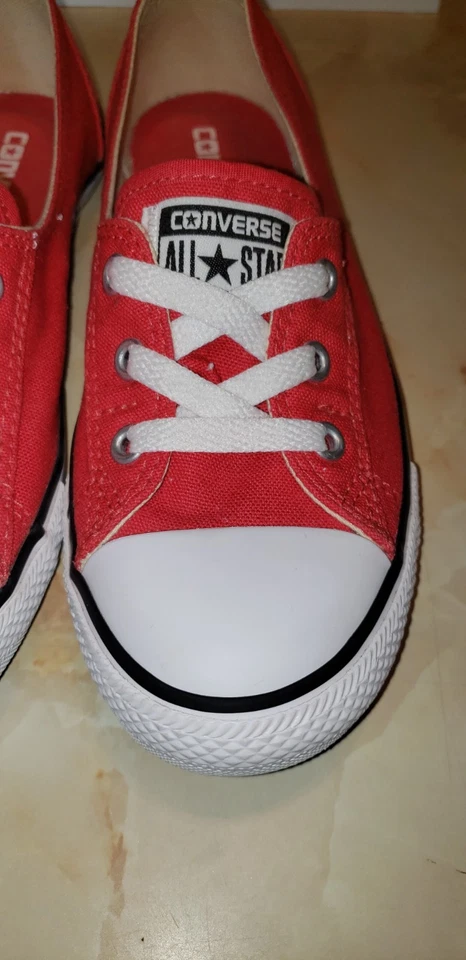Converse Chuck Taylor Sneaker Damen 7 551503F All Star Ballet Lace Slipper rot - Bild 4 von 4
