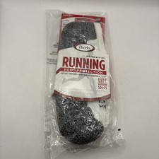 THORLO Mens WHITE Lite PADDING LOW CUT RUNNING SOCKS SIZE XL 12-14 NEW