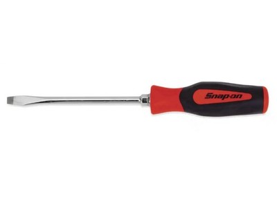 Snap On Flachschraubendreher Soft Grip 5/16 Zoll Spitze in rot 11'' lang NEU