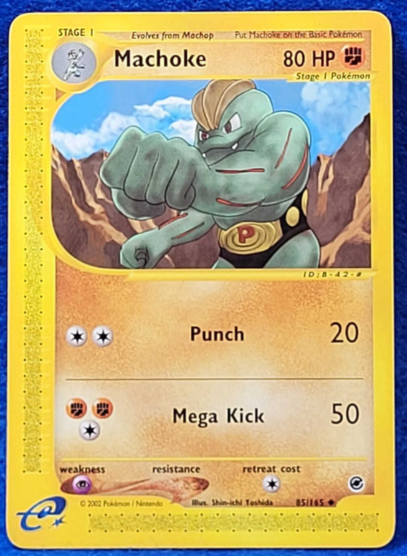 Machoke Expedition Base Set e-Series Near Mint 85/165 Regular Pokémon Rare 2002