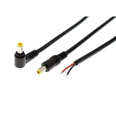 DC Power Pigtail Cable DC5525 5.5x2.5mm Male Plug Open End Power Wire for Camera