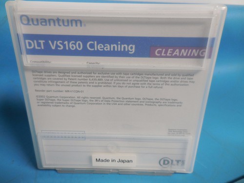 Quantum DLT VS160 Cleaning Cartridge 20 Cleanings - Afbeelding 3 van 3