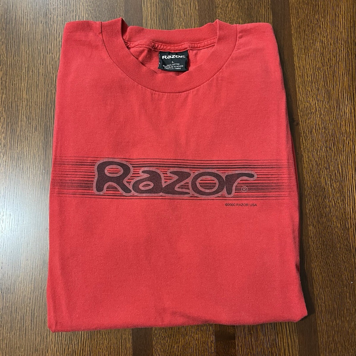 Y2K Vintage Razor Scooter Shirt Size Large Jnco Cyber Mall