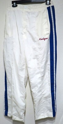 vtg Starter QUEBEC NORDIQUES Track Pants SMALL 80s nhl running lined hockey men