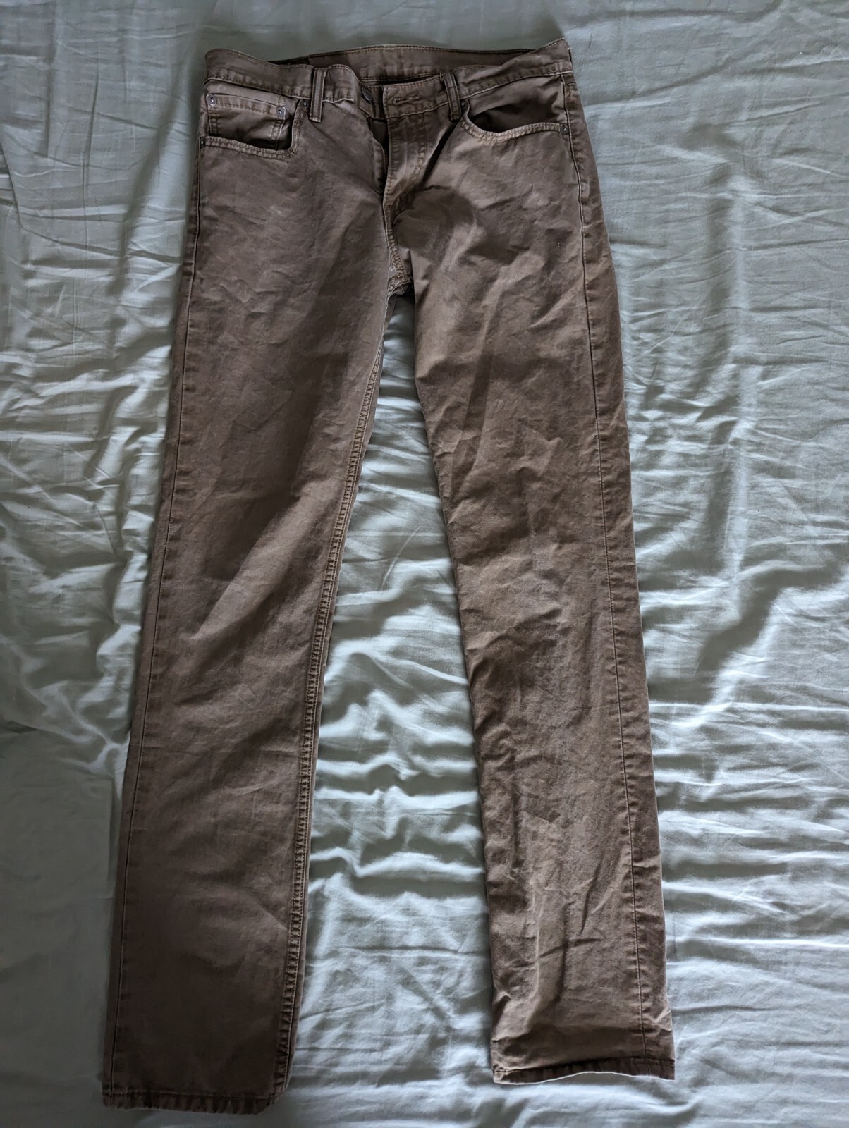 Levi's Men's 511 Slim Fit Khaki Pants 32x36 eBay