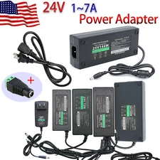 AC to DC 24V 2A 3A 4A 5A 6A 7A Power Supply Adapter for LED Strip String Lights