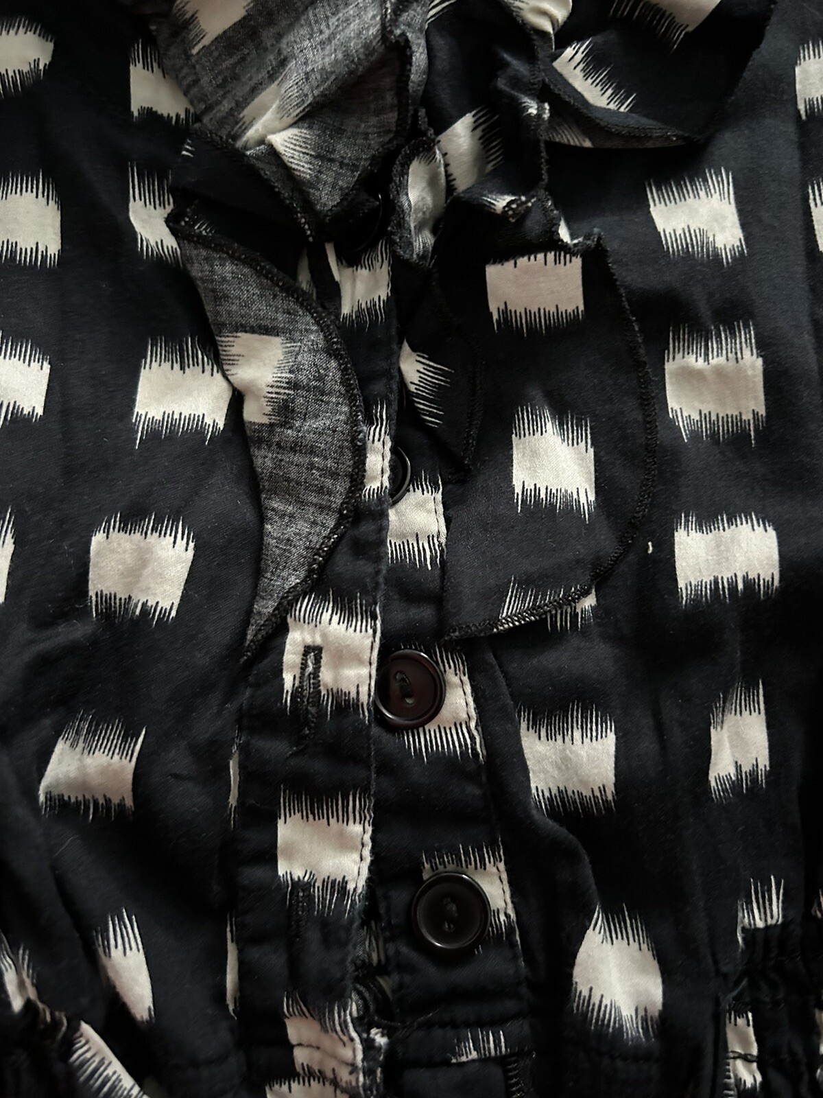 Patterned Romper Women’s Size Small - image 4