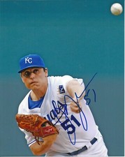 Jason Vargas Autographed 8x10  Kansas City Royals Free Shipping #S511