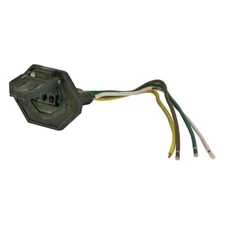 12 Inch 4-Flat Car End Connector With Cover (21054) - Single