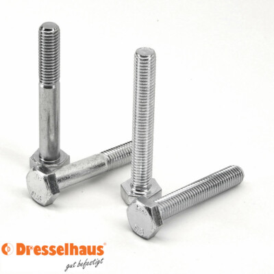 Hex Bolts Metric M12 - M20 Full or Partial Thread Zinc Plated 8.8c
