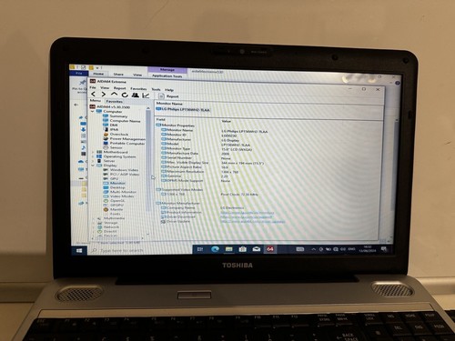 toshiba l500-1wg Laptop Full Work With Case - Picture 9 of 16