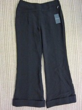 GIORGIO ARMANI Silk Women'S Trouser NEW HAP06T-0A101-999 1125 Black SIZE40