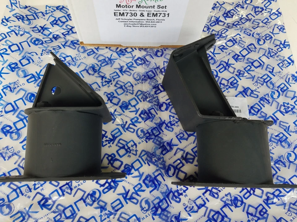 Alfa Romeo Spider, Giulia, GTV 65-94 OEM montaje motor izquierdo y derecho 105/115 coches Foto 2 de 3