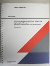 Tektronix TDS 500D, 600C, 700D 714L Digitizing Oscilloscope Technical Reference