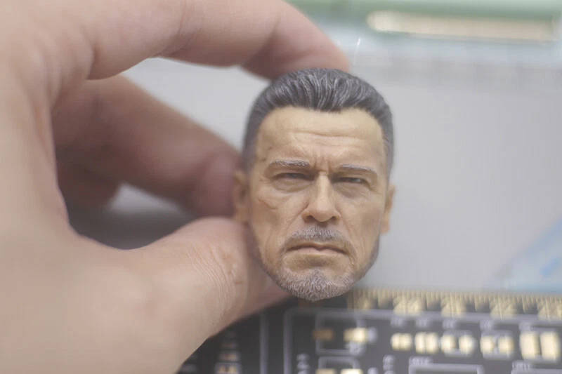 Head Sculpt for DJ-CUSTOM 16004 Terminator-800 1/6 Scale Action Figure 12''