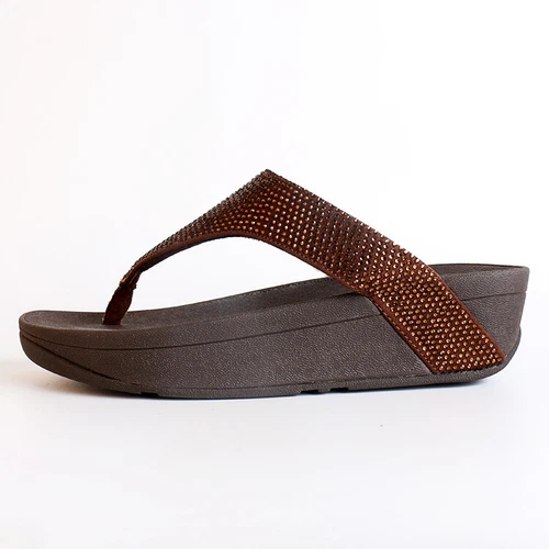 Fitflop Mujer Sandalias Brillantes Mules Playa Plataforma Zapatos Cuero Verano Zapatillas/! - Imagen 19 de 37