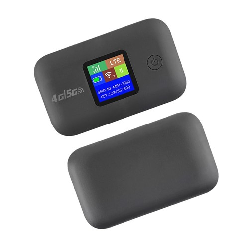 Portable Unlocked 5G 4G Wireless WiFi Router Mobile Broadband LCD MIFI HotspotUP - 第 1/11 張圖片