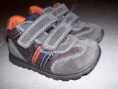 Kinder Schuhe Klettverschluss Gr.22 von Bama Wildleder grau
