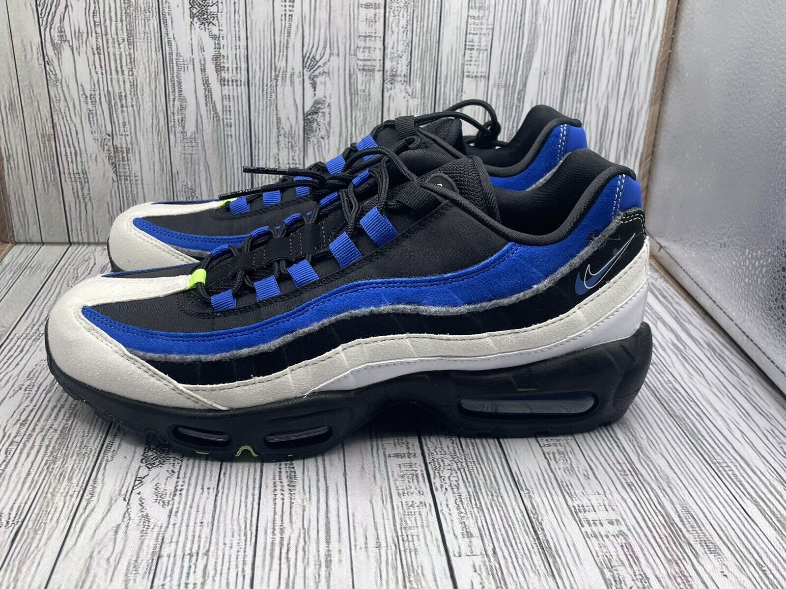 Buy Air Max 95 SE 'Double Swoosh - Black Game Royal' - DQ0268 001