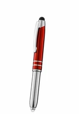 SyPen Stylus Pen for Touchscreen Devices+ LED Flashlight+ Ballpoint Pen, Metal