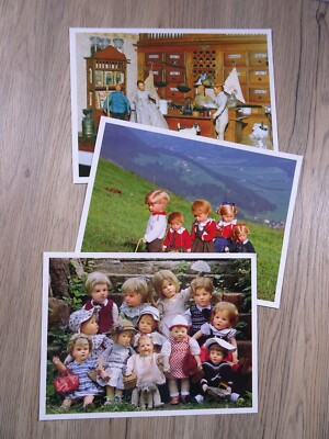  3 große Postkarten mit Käthe-Kruse-Motiven top Zustand (6503)