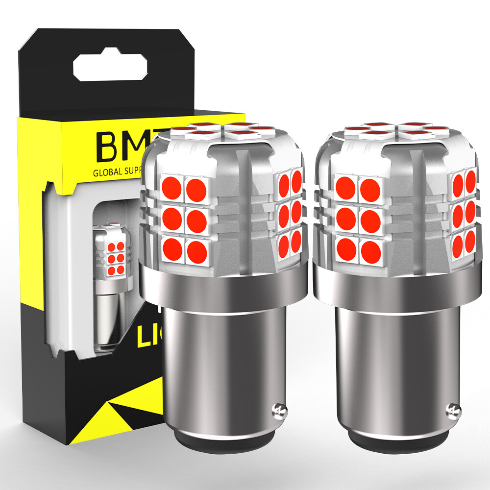 2x 1157 LED Brake Stop Tail Light Bulbs Red FOR Hyundai Elantra 1995