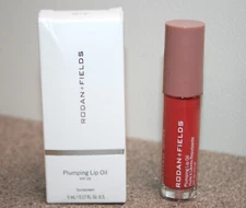 Rodan + Fields Plumping Lip Oil SPF 28 Coral Full Size 0.17oz / 5mL Exp 01/2026