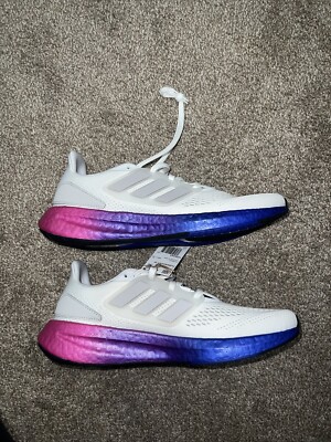 ★アディダス★Pureboost 22★White/Grey/Lucid Blue Amazon.com | adidas Men's Pureboost 22 Running Shoe, White