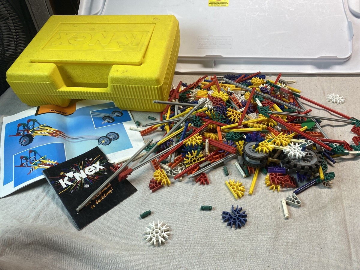 K'Nex Dragster Lot Of Parts With Box And Instructions | eBay