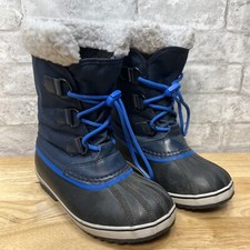 SOREL Yoot Pac Waterproof Insulated Winter Snow Boots Classic Blue Womens Size 4
