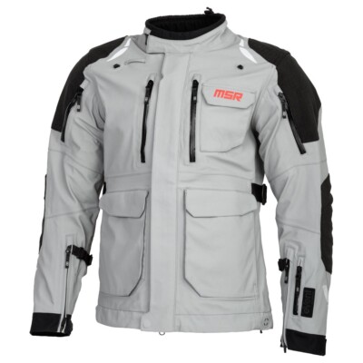 MSR  Xplorer Adventure Motorcycle Jacket Large Grey