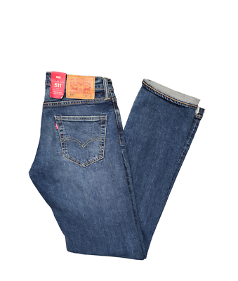 Levi's Men's 511 Slim Fit Selvedge Jean Ground Ball 30W x 34L