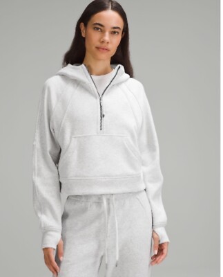 LULULEMON SCUBA 灰色　サイズM/L NWT Lululemon Scuba Oversized 1/2 Zip HoodieTrench Size M/ L