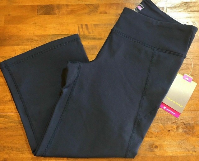 Blue Yoga Fitness Capri Pants 