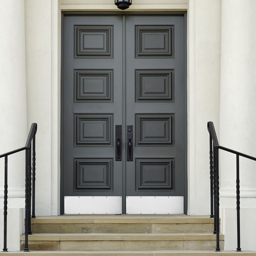 2pcs Door Kick Plate 8 x 30 Inches Aluminum Kick Plate Door Plate Silver - Picture 6 of 6