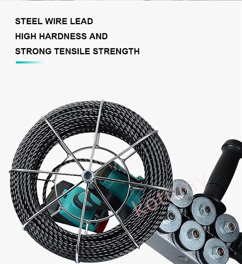 Electrician Pipe Threading Machine Wire Threader Wall Wiring Machine ...