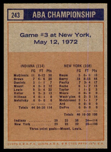 You Pick 1972/73 Topps Basketball No Creases Unless Noted #1-262 BX1A - Bild 319 von 331