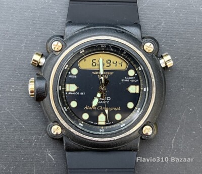 時計 CASIO AW-302 Very Rare 1990 CASIO AW-302 (364) Japan T Analog / Digital 100M WR