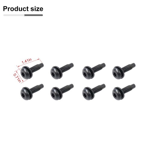 8PCS Black Car Top Roof Screws Bolt Accessories For Ford Bronco 2021+ Interior - Picture 13 of 15