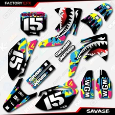 CMYK Savage Camo Racing Graphics Kit fits Honda CRF150R 07-25 CRF 150R Decals