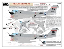 AOA decals 1/32 1/48 1/72 DEVIL 501 & DEVIL 505 A-6E Intruders on the Big Screen