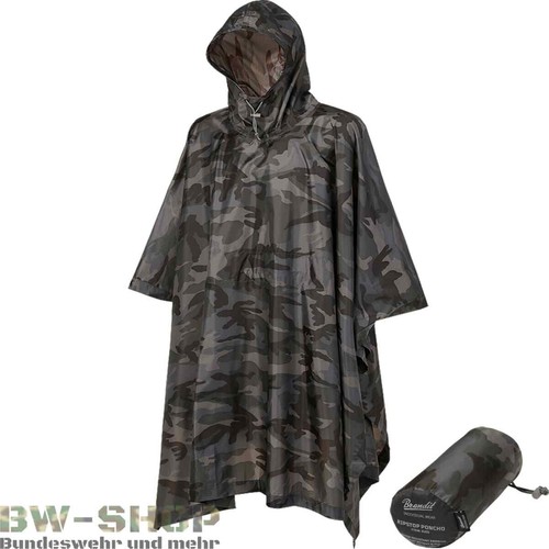 PONCHO US PONCHO DE PLUIE RIPSTOP ARMY BW PROTECTION CONTRE L'HUMIDITÉ OUTDOOR CAPE DE PLUIE - Photo 8/9