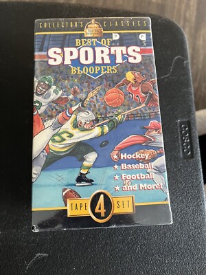 Best of Sports Bloopers 4-Pack [VHS], Brand Factory Sealed New, Free Ship