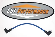 Coil Wire 8mm (2) 90 degree M/F Boots BLUE Silicone