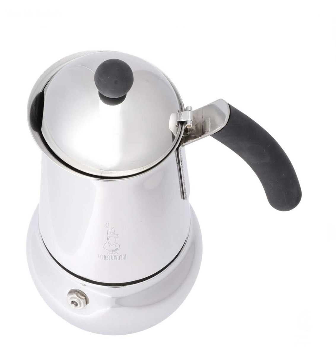 Bialetti Imbuto Moka Per Induzione 6 Tazze - In Alluminio E Acciaio Inox, 12x8,5x19 Cm - Foto 3