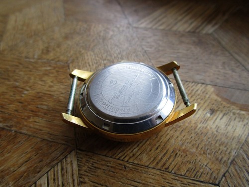 Vintage Used Gold Plated WERNER Watch Autodatic Watch Cal. ETA 1258. For parts. - Picture 21 of 21