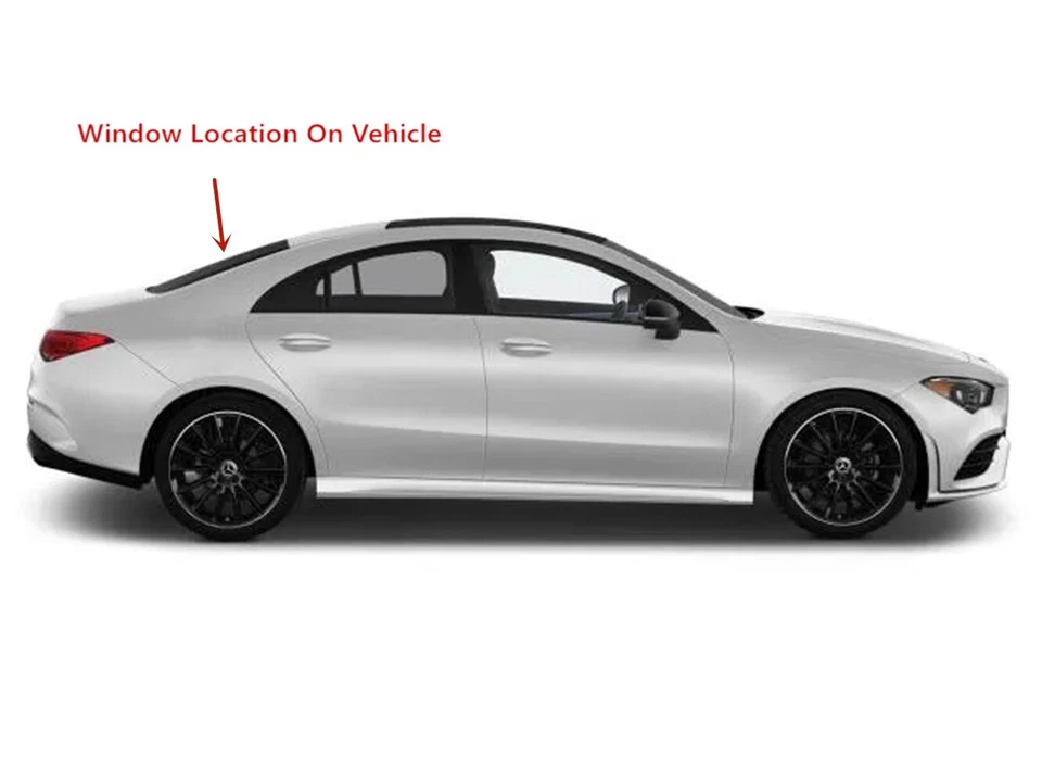 Fit 2020-2025 Mercedes Benz CLA200 CLA250 CLA35 CLA45 Back Window Glass Heated - Imagem 4 de 4