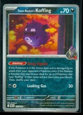 Pokemon TEAM ROCKET'S KOFFING 125/182 - Destined Rivals -  Rev Holo - MINT